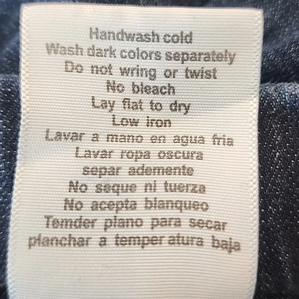 Judy Blue dark blue wash raw hem super stretch pull on super flare jeans 9/29 - Picture 12 of 13